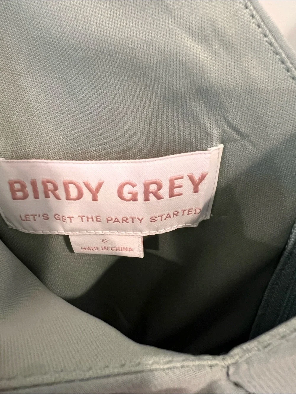 Birdy Grey Laurie Empire Dress - Sage, Maternity Friendly - Picture 5 of 5